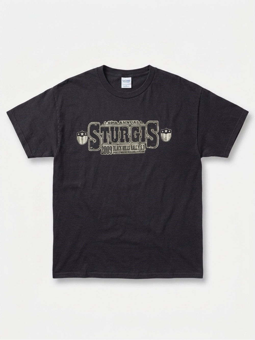 Sturgis motorcycle vintage Crewneck T‑Shirt - Black large